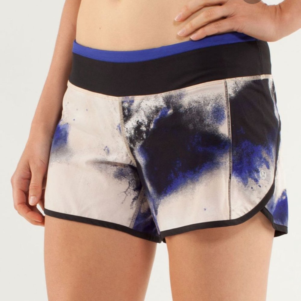 Lululemon Turbo Run Shorts Milky Way